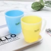 Candy-colored mouthwash cup, simple bathroom, travel couple, creative brushing and washing plastic toothbrush cup Specification image